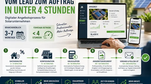 Vom Lead zum Auftrag in unter 4 Stunden