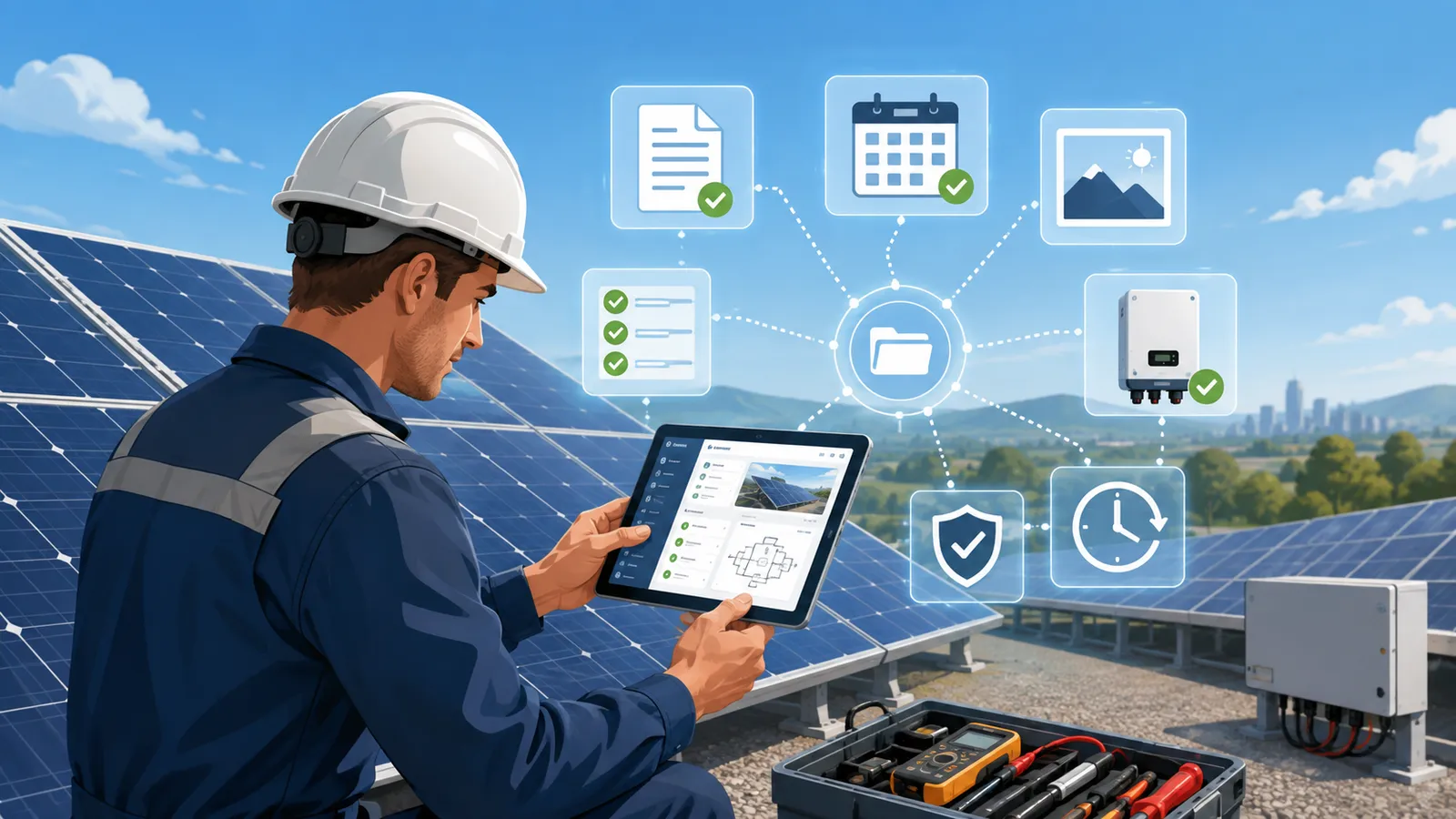Digitale Kundenakte PV Service